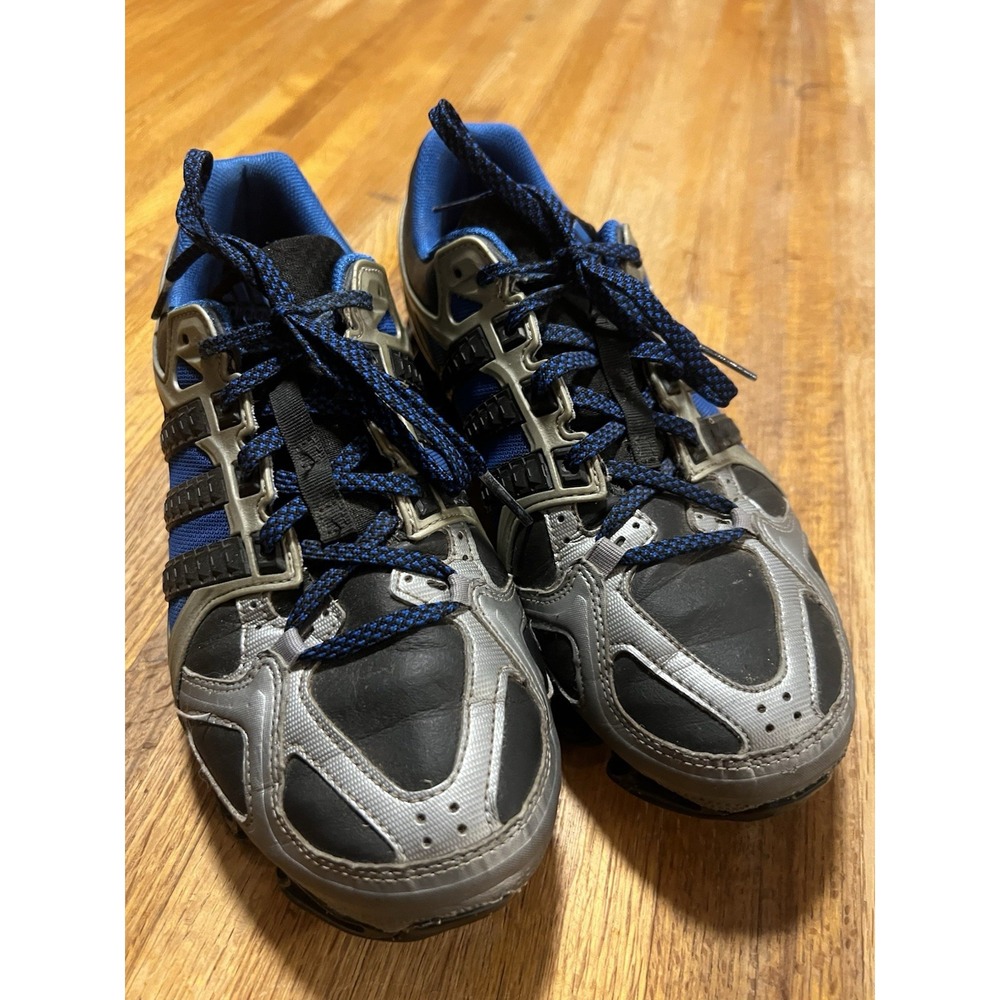 2008 RARE ADIDAS BOUNCE NEO STAR LOW BLACK SILVER / blue SIZE 9.5 RUNNING SHOES